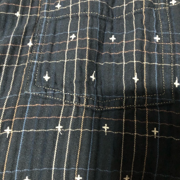 Carbon2cobalt men’s soft flannel like shirt plaid star button down men’s XXL - Picture 3 of 11